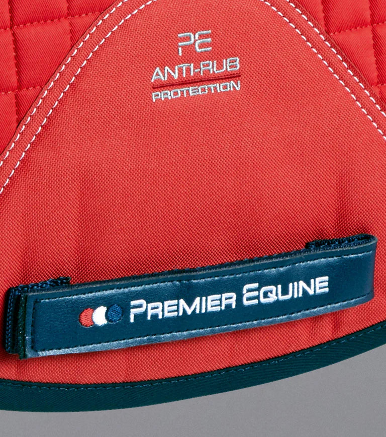 Premier Equine Close Contact European Cotton Saddlepad Dressage Square