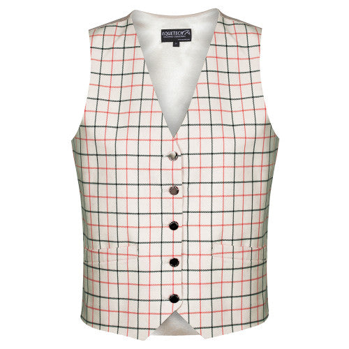 Equetech Classic Tattersall Check Waistcoat