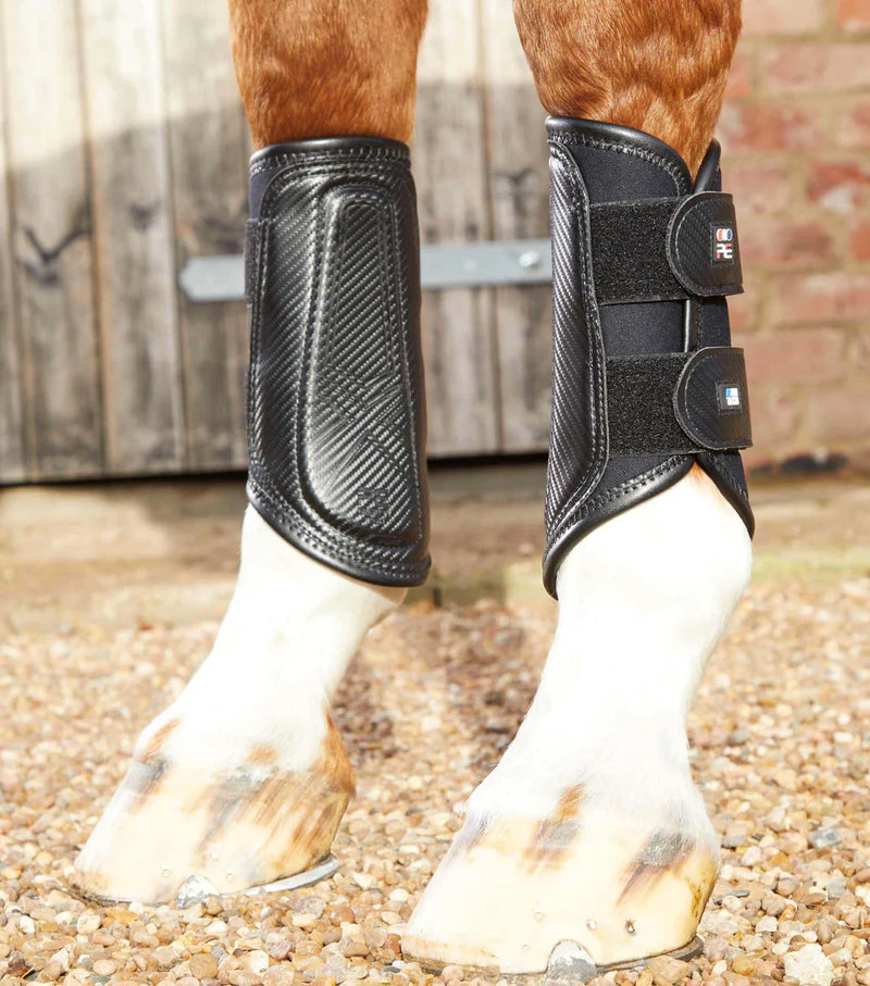 Premier Equine Carbon Air Tech Double Locking Brushing Boots