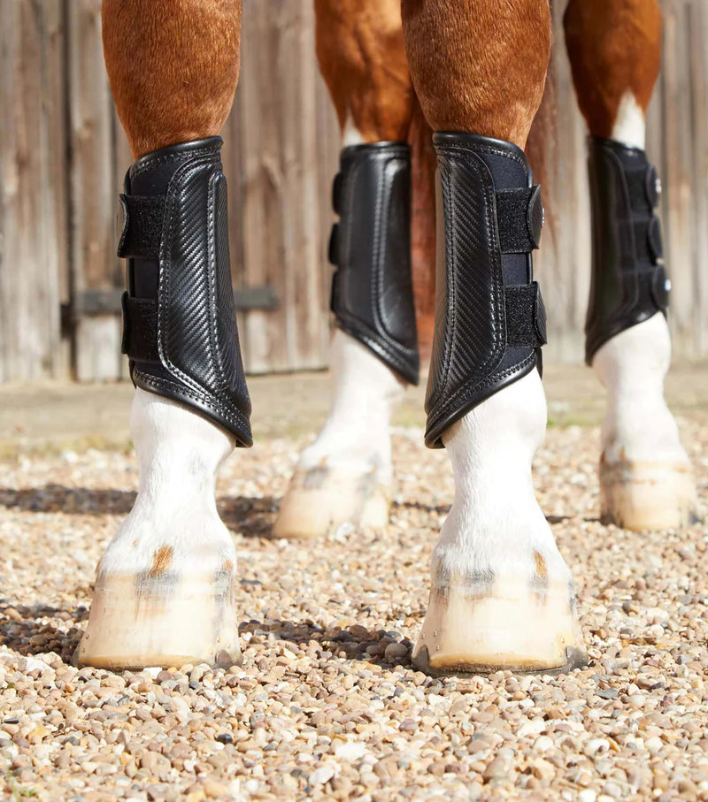 Premier Equine Carbon Air Tech Double Locking Brushing Boots