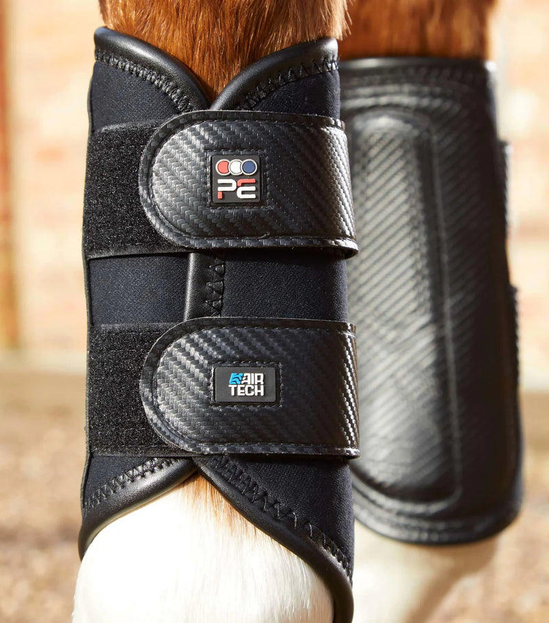 Premier Equine Carbon Air Tech Double Locking Brushing Boots