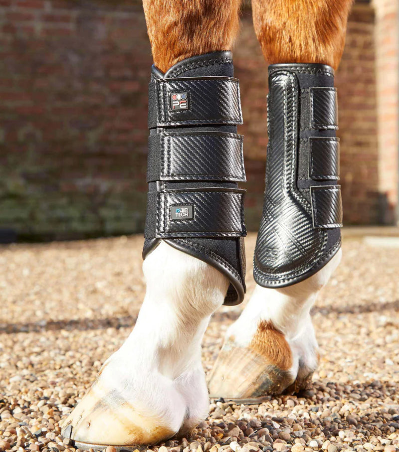 Premier Equine Carbon Air Tech Single Locking Brushing Boots