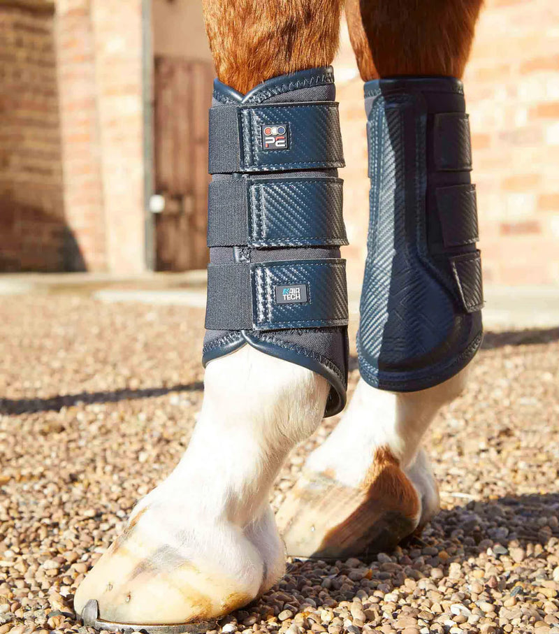 Premier Equine Carbon Air Tech Single Locking Brushing Boots