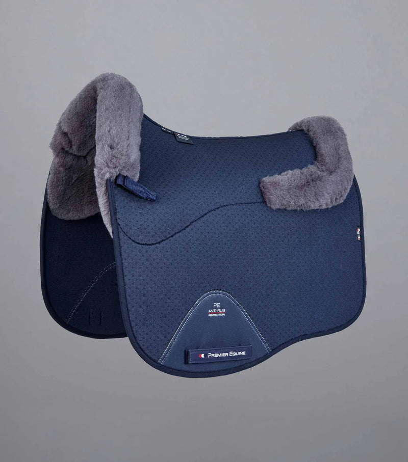 Premier Equine Close Contact Airtechnology Shockproof Wool Saddle Pad - Dressage Square