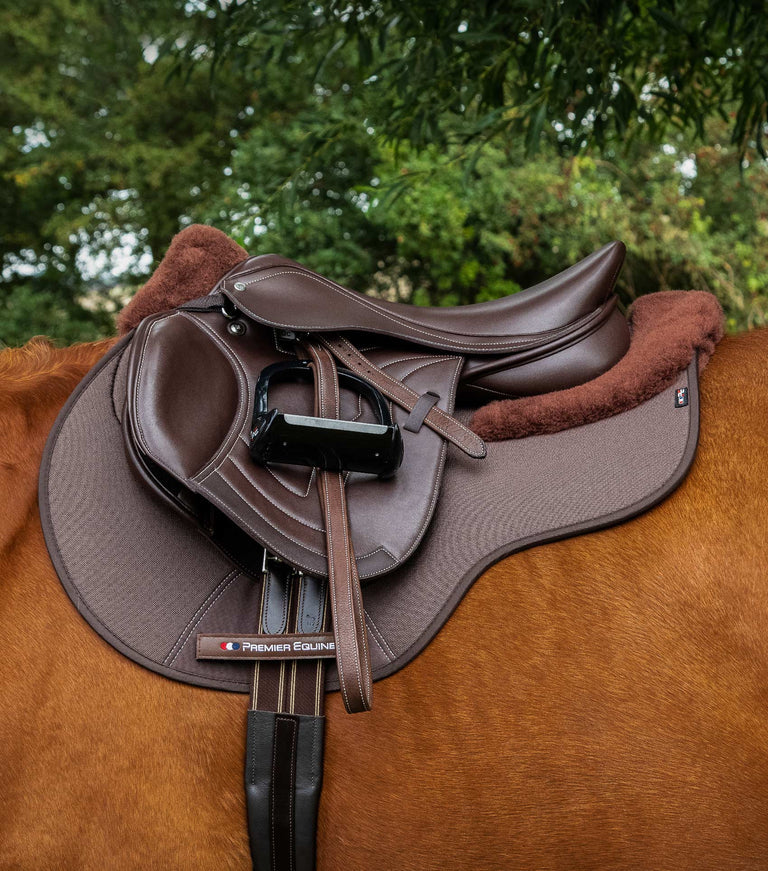 Premier Equine Close Contact Airtechnology Shockproof Wool Saddle Pad - GP/Jump Square