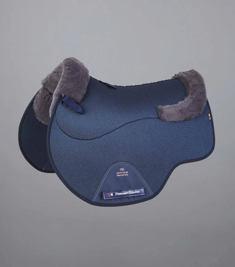 Premier Equine Close Contact Airtechnology Shockproof Wool Saddle Pad - GP/Jump Square