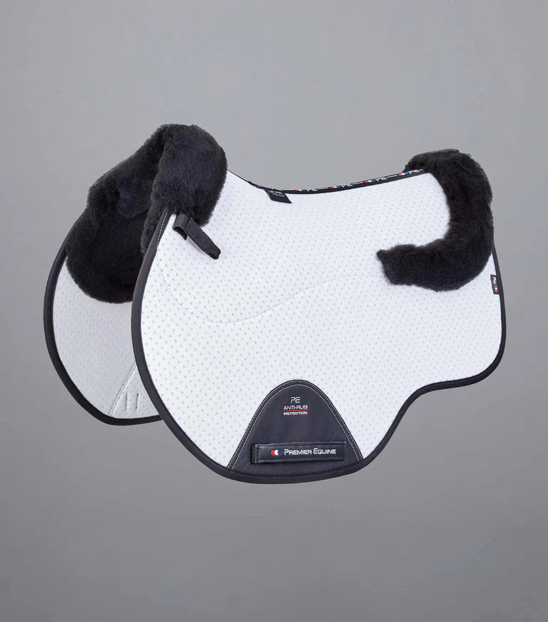 Premier Equine Close Contact Airtechnology Shockproof Wool Saddle Pad - GP/Jump Square