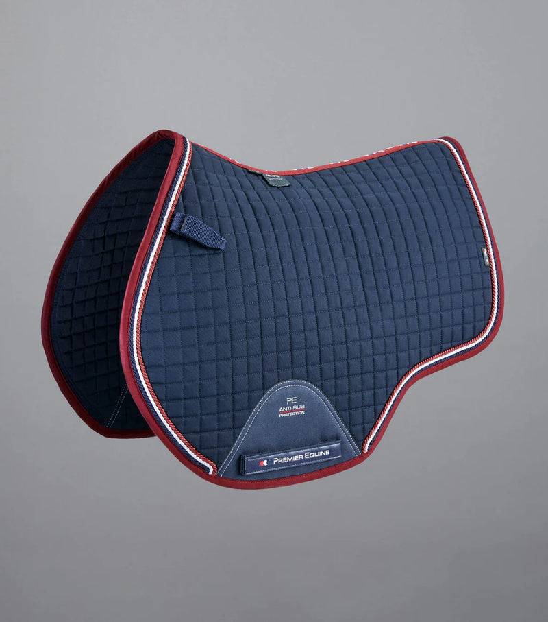 Premier Equine Close Contact European Cotton Saddlepad GP/Jump Square