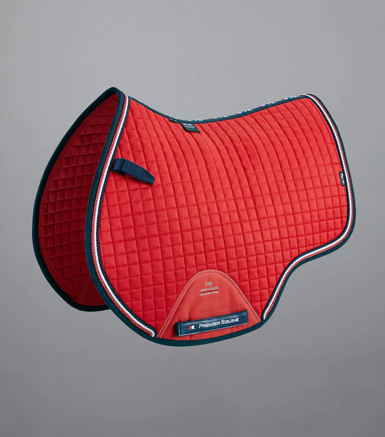 Premier Equine Close Contact European Cotton Saddlepad GP/Jump Square