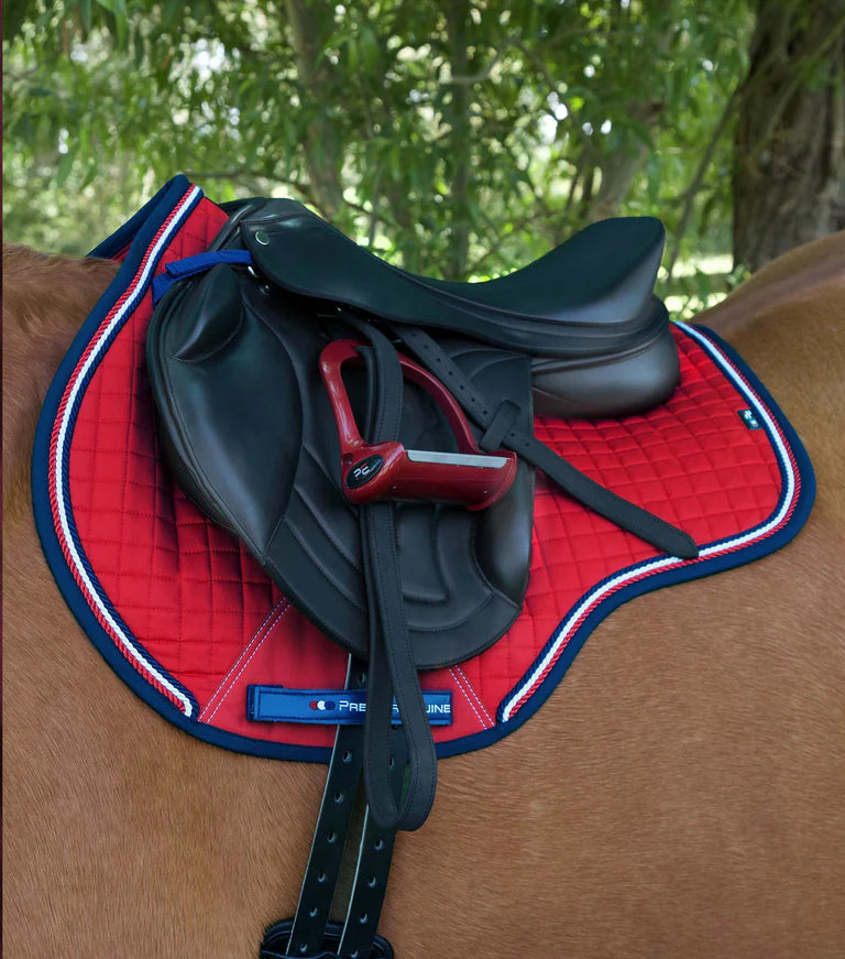 Premier Equine Close Contact European Cotton Saddlepad GP/Jump Square