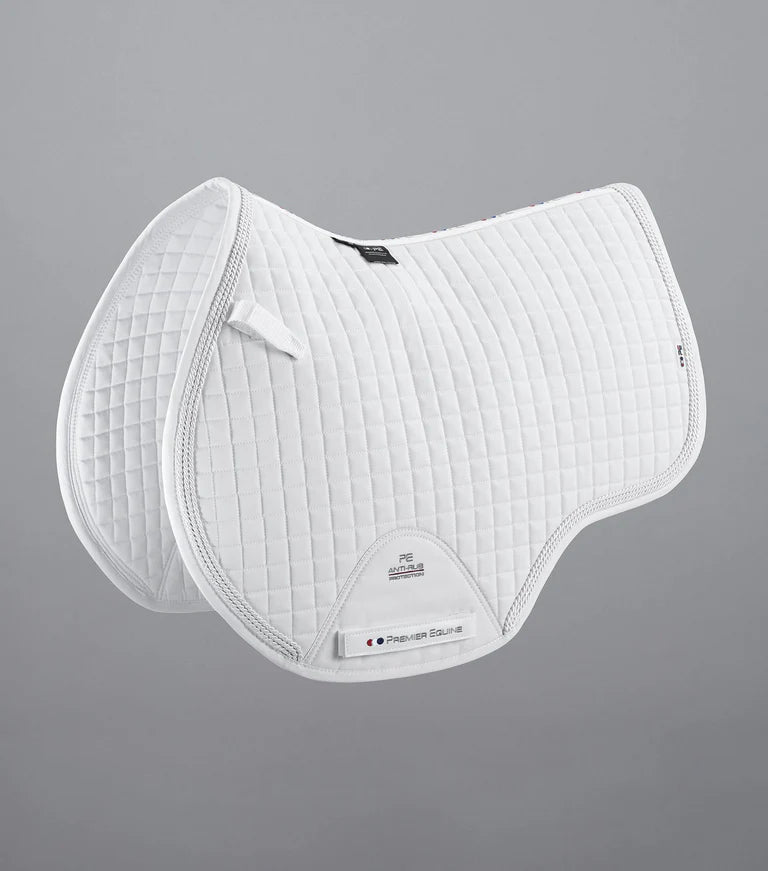 Premier Equine Close Contact European Cotton Saddlepad GP/Jump Square