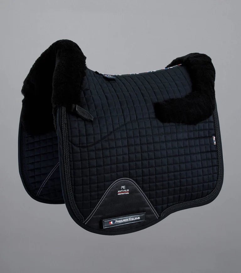 Premier Equine Close Contact Merino Wool European Saddlepad Dressage Square