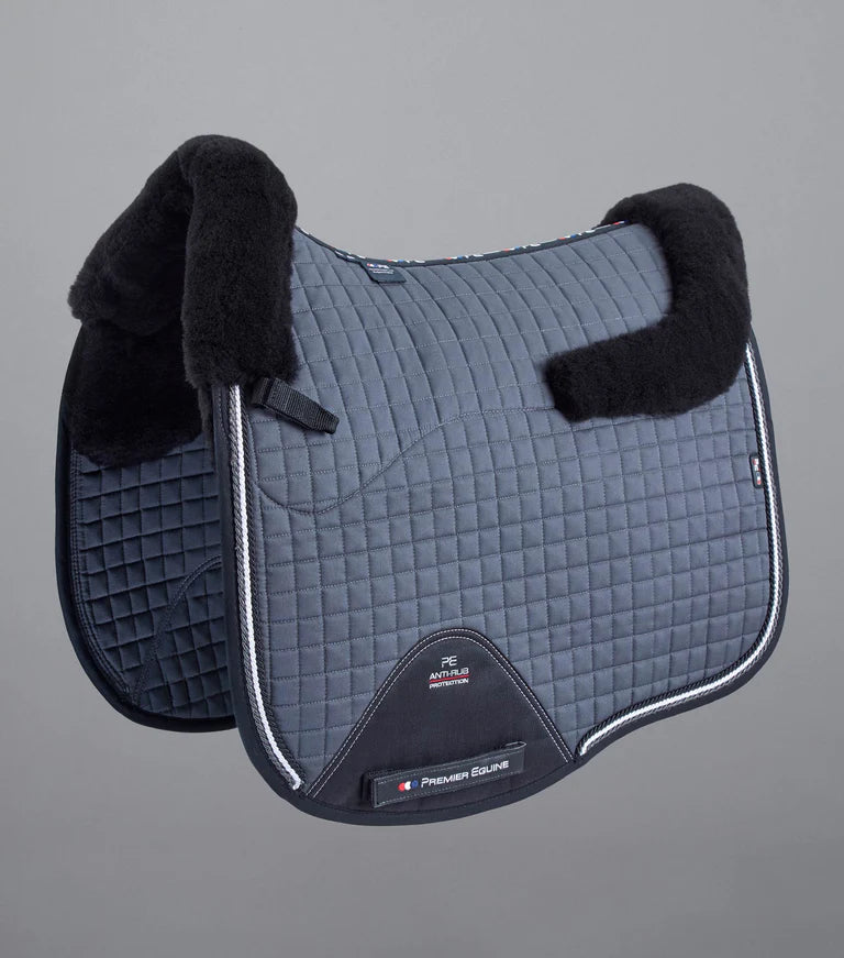 Premier Equine Close Contact Merino Wool European Saddlepad Dressage Square