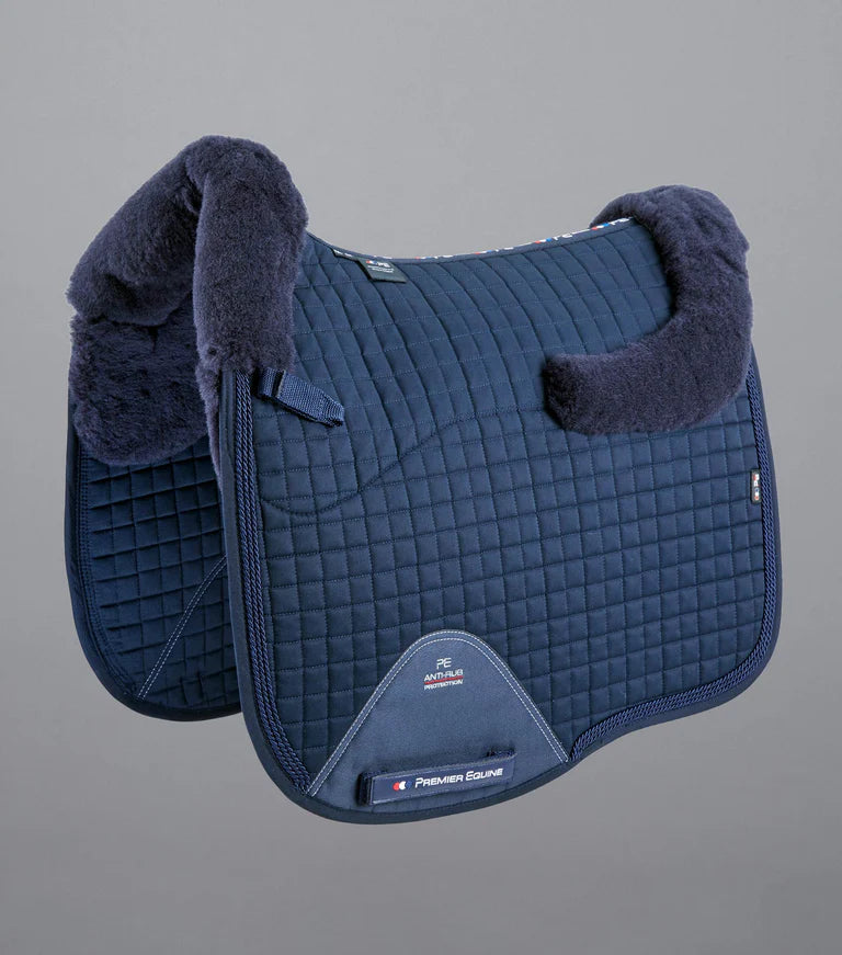 Premier Equine Close Contact Merino Wool European Saddlepad Dressage Square