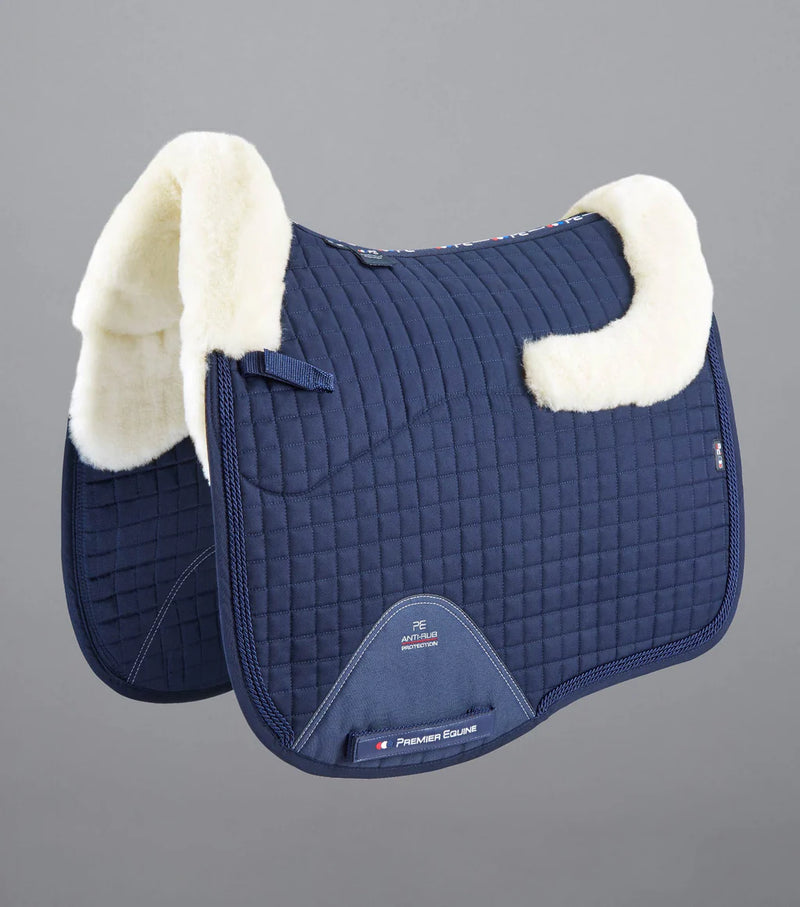 Premier Equine Close Contact Merino Wool European Saddlepad Dressage Square