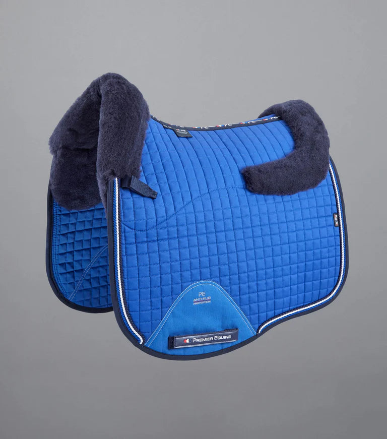 Premier Equine Close Contact Merino Wool European Saddlepad Dressage Square