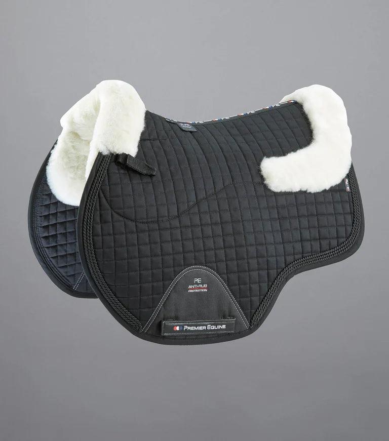 Premier Equine Close Contact Merino Wool European Saddlepad GP/Jump Square