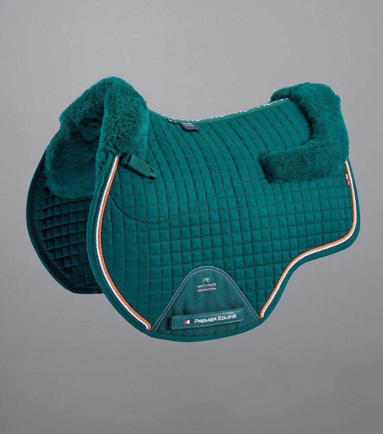 Premier Equine Close Contact Merino Wool European Saddlepad GP/Jump Square