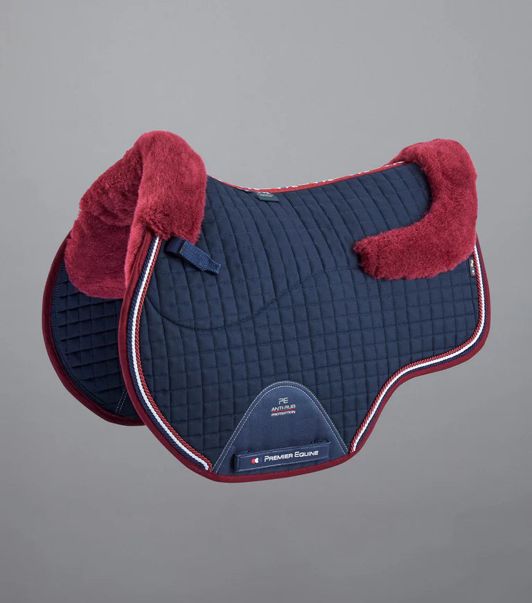 Premier Equine Close Contact Merino Wool European Saddlepad GP/Jump Square