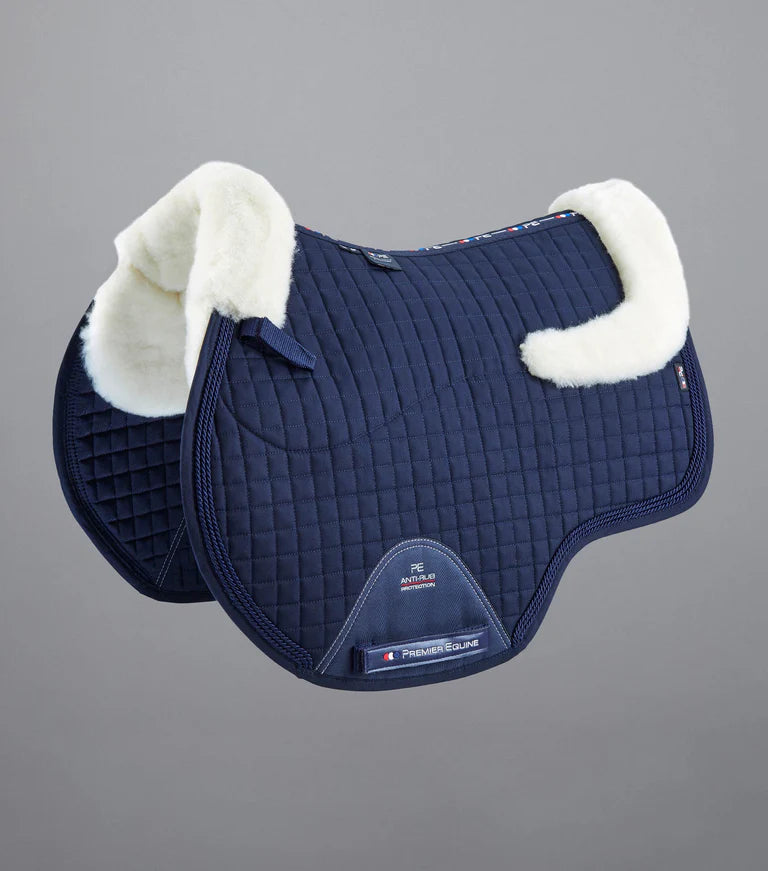 Premier Equine Close Contact Merino Wool European Saddlepad GP/Jump Square