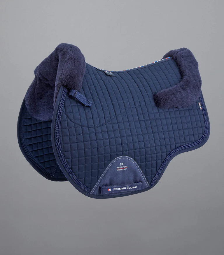 Premier Equine Close Contact Merino Wool European Saddlepad GP/Jump Square