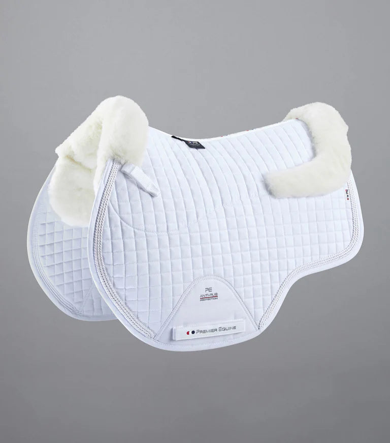 Premier Equine Close Contact Merino Wool European Saddlepad GP/Jump Square