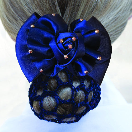 Dressage Rosette Ribbon Bow & Net