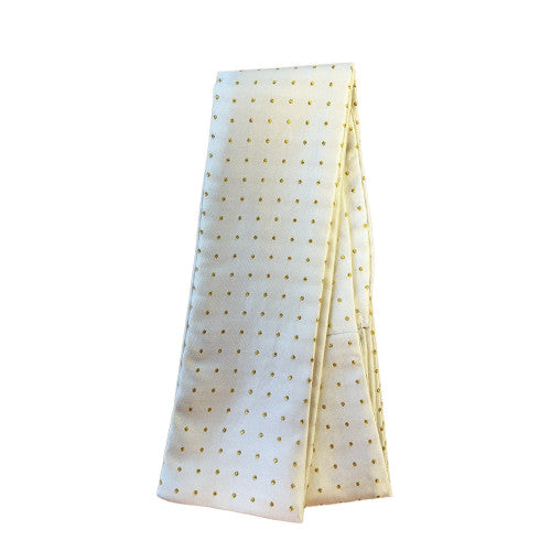 Pin Spot Riding Stock - Cream/Gold