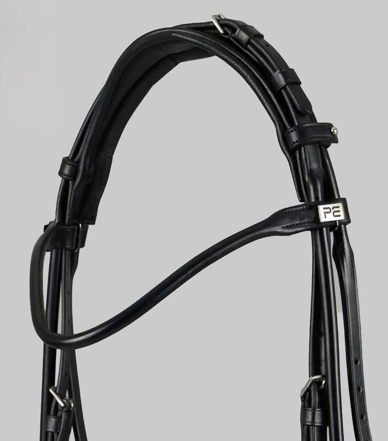 Premier Equine Finetti Rolled Leather Snaffle Bridle