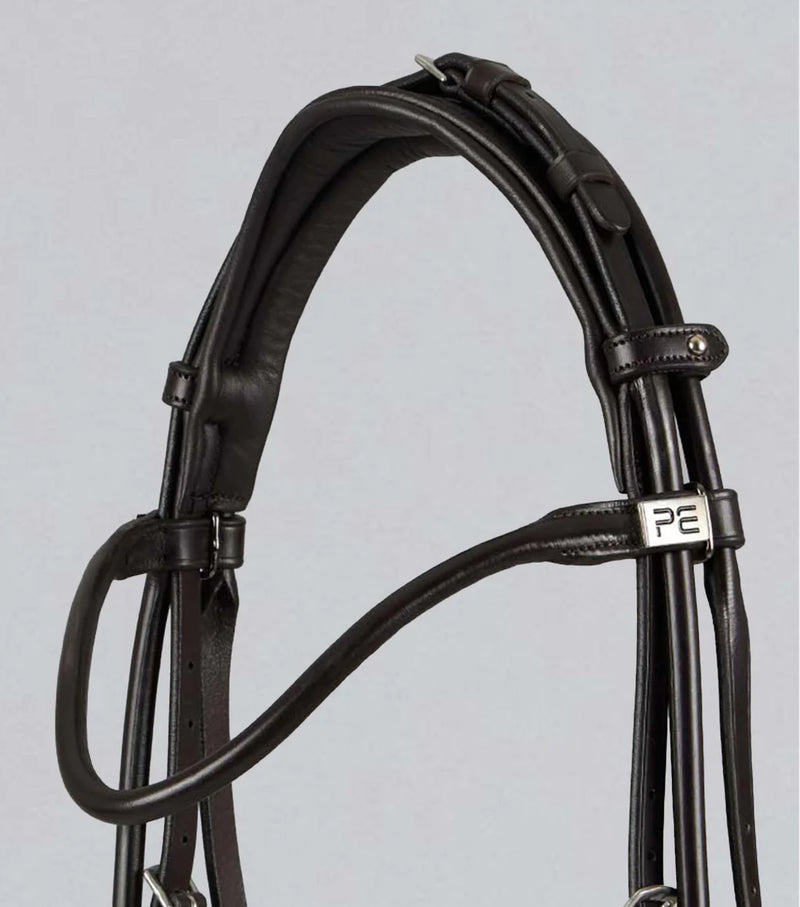 Premier Equine Finetti Rolled Leather Snaffle Bridle