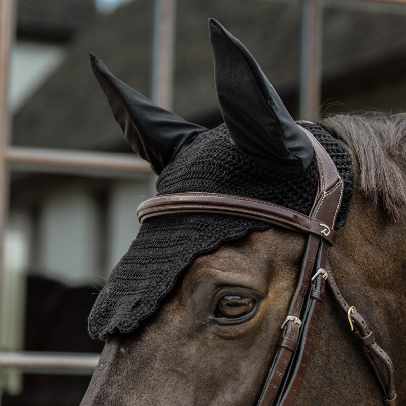 Kentucky Horsewear Fly Veil Wellington Wave