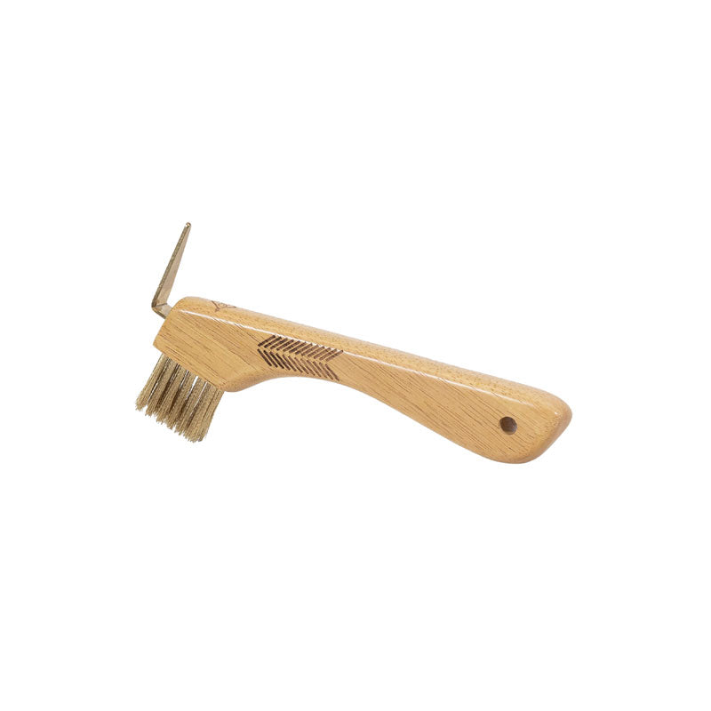 Grooming Deluxe Hoof Pick with Metal Bristle