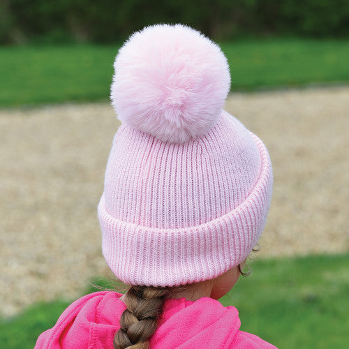 Junior Luxe Recycled Pom Knit Hat