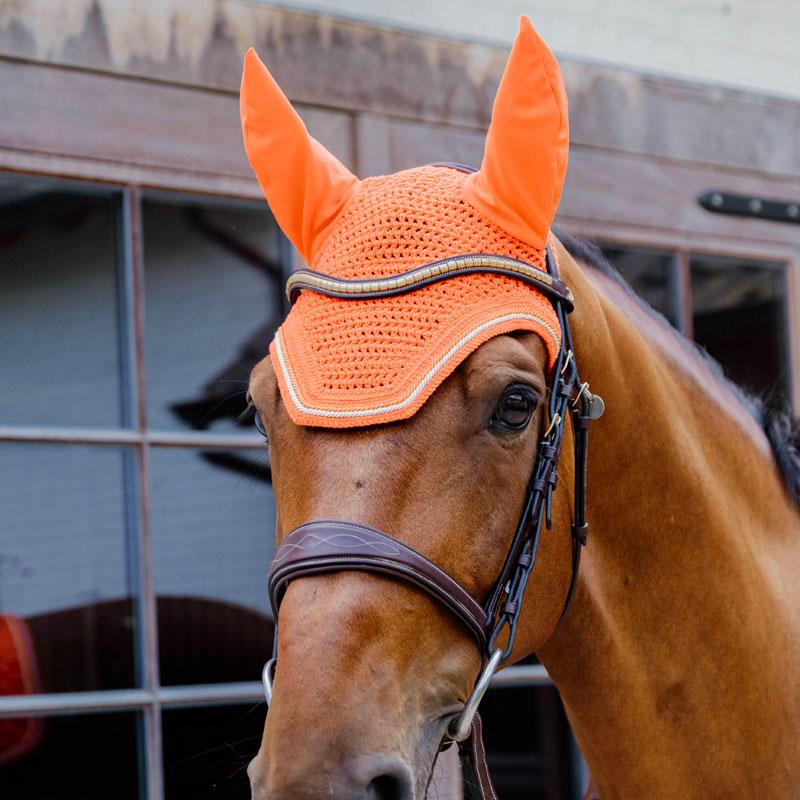 Kentucky Horsewear Fly Veil Diamond Rope Soundless Ears