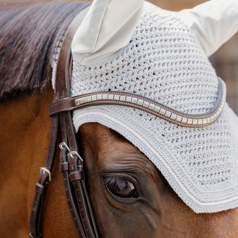 Kentucky Horsewear Fly Veil Diamond Rope Soundless Ears