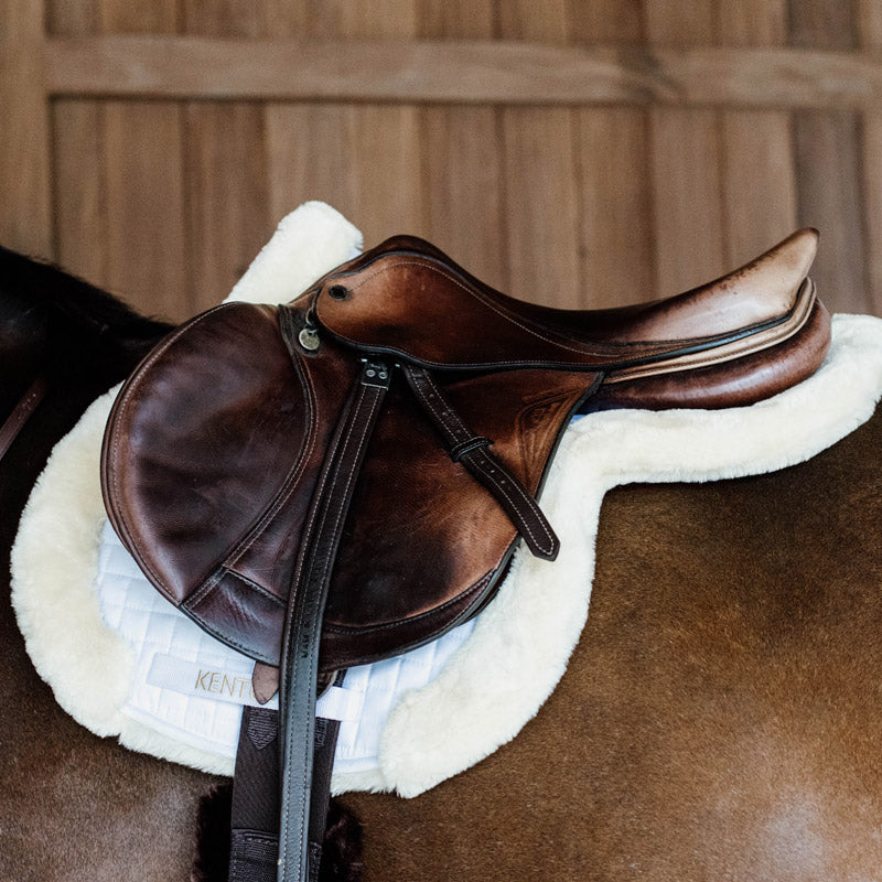 Kentucky Horsewear Saddle Pad Hunter Vegan Sheepskin Jumping