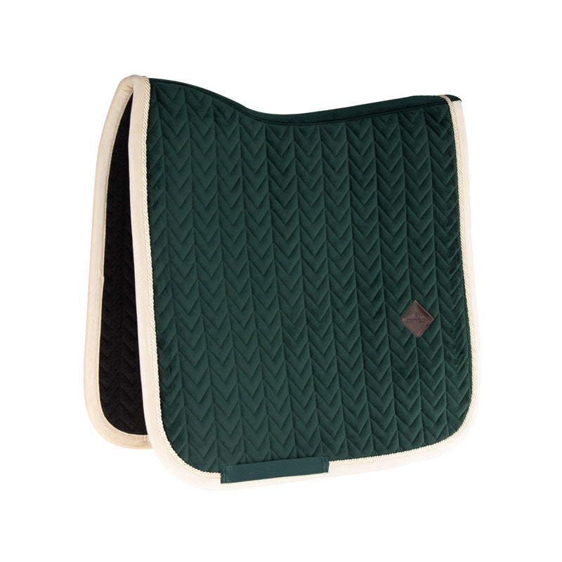 Kentucky Horsewear Dressage Saddle Pad Velvet Contrast