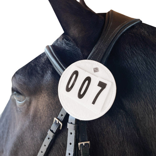 Luxe Dressage Bridle Number - Pair