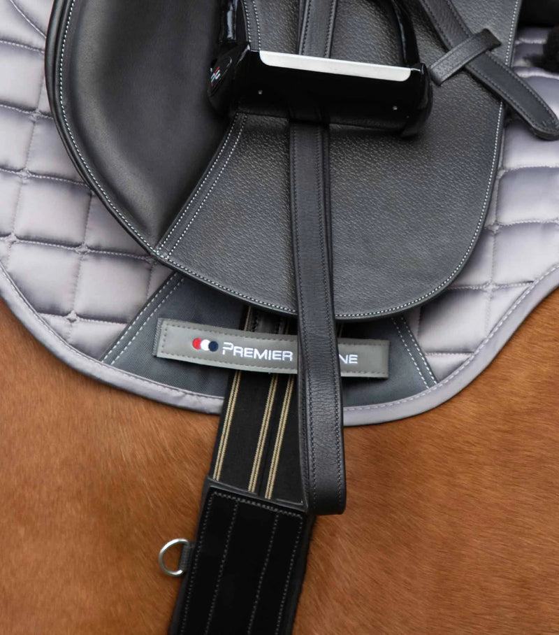 Premier Equine Lizzano Anatomic Leather Stud Girth