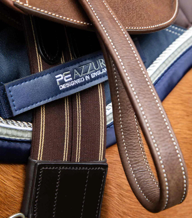 Premier Equine Lizzano Anatomic Leather Stud Girth