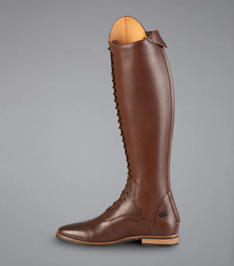 Premier Equine Maurizia Ladies Lace Front Tall Leather Riding Boot