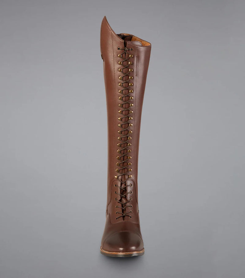 Premier Equine Maurizia Ladies Lace Front Tall Leather Riding Boot