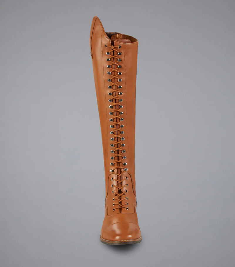 Premier Equine Maurizia Ladies Lace Front Tall Leather Riding Boot