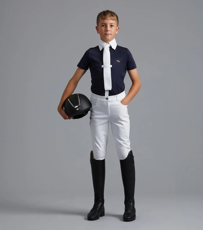 Premier Equine Mini Antonio Boy's Short Sleeve Show Shirt