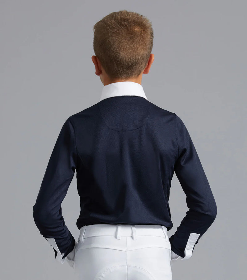 Premier Equine Mini Giulio Boy's Long Sleeve Show Shirt