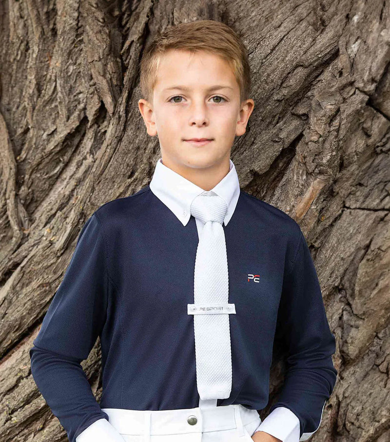 Premier Equine Mini Giulio Boy's Long Sleeve Show Shirt