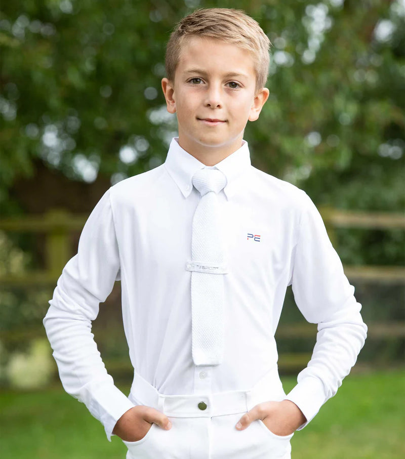 Premier Equine Mini Giulio Boy's Long Sleeve Show Shirt