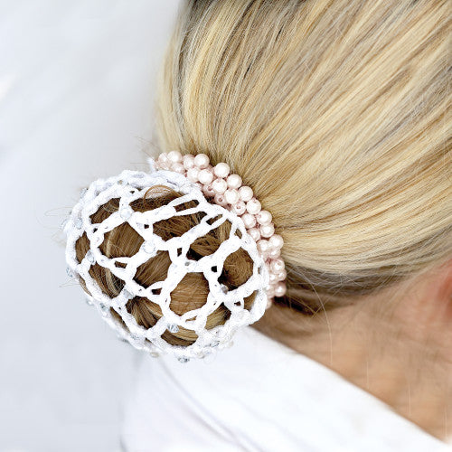 Pearl Beaded Scrunchie