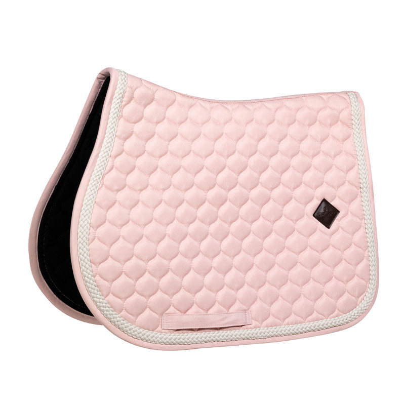 Kentucky Horsewear Plaited Cord Saddle Pad Jumping Soft Rose