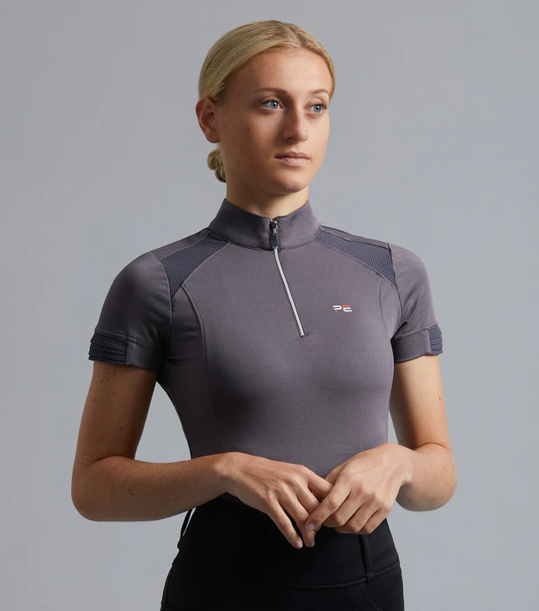 Premier Equine Remisa Ladies Technical Short Sleeve Riding Top